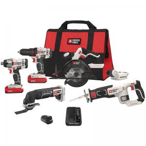 Porter-Cable 20V MAX Cordless Lithium-Ion 6-Tool Combo Kit