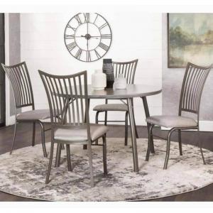 5 Piece Dining Set with Padded Chairs