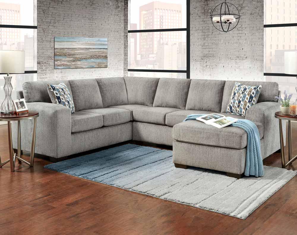 2-Piece Sectional with Chaise