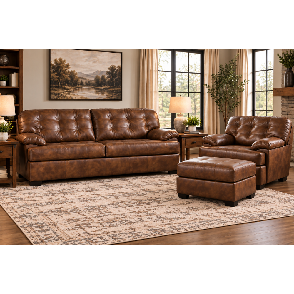Sofa Chair and Ottoman