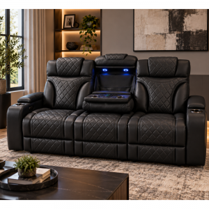 Power Reclining Theatre Sofa with Built-In Speakers (ARRIVING IN NOVEMBER)