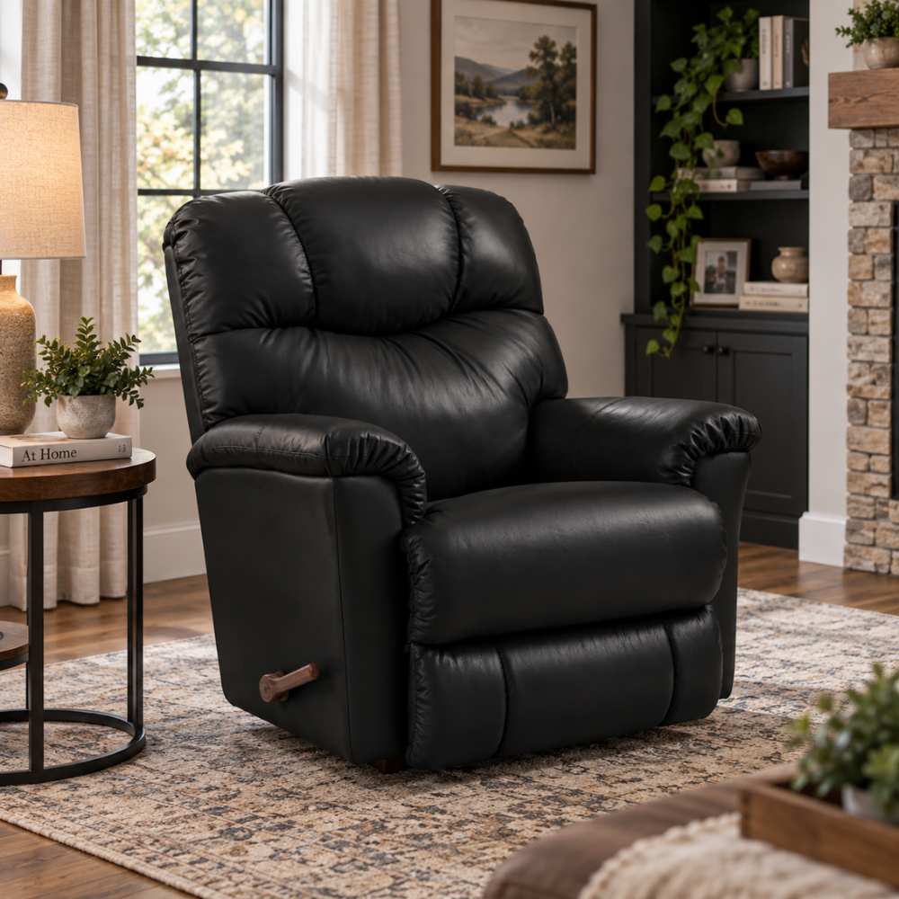 La-Z-BoyRecliner Rocker In Leather 